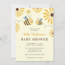 Search for bumblebee baby shower invitations Sunflower