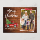 Search for red wood postcards Merry christmas