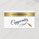 Search for copywriter business cards Writing