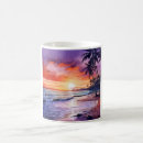 Search for sunset beach mugs Palm tree