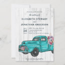 Search for rustic country teal wedding invitations Vintage