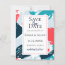 Search for abstract paint wedding save the dates Chic
