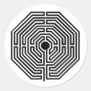 Search for labyrinth stickers Black