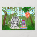 Search for white tiger birthday invitations Boy