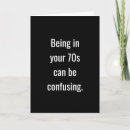 Search for 1970 birthday cards Humour