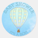 Search for hot air balloon stickers Its a boy
