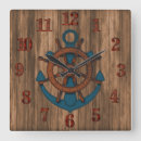 Search for ships wheel clocks Anchor