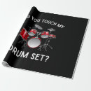 Search for drummer wrapping paper Set