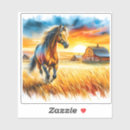 Search for horse barn stickers Watercolor