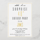 Search for classy 40th birthday invitations Simple