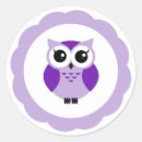 Search for purple owl stickers Cartoon
