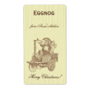 Search for eggnog labels Santa