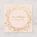 Search for confetti business cards Blush pink