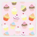 Search for pink cupcake stickers Elegant