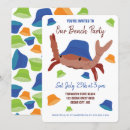Search for crab invitations Red white blue