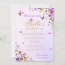 Search for butterfly graduation invitations Purple