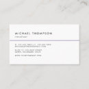 Search for colour consultant business cards Simple