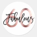 Search for fabulous 60 stickers Elegant