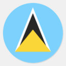 Search for flag of st lucia stickers National