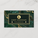 Search for dark green and gold business cards Foil
