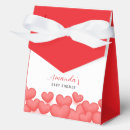 Search for red heart favour boxes Unique
