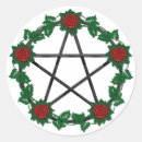 Search for red pentacle stickers Black