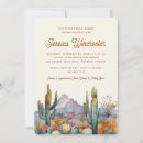 Search for desert bridal shower invitations Watercolor