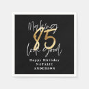 Search for 85th birthday napkins Stylish