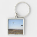Search for parachuting key rings Drop zone