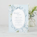 Search for blue hydrangea bridal shower invitations Simple