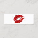 Search for kiss business cards Red