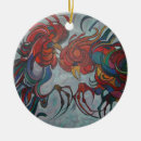 Search for rooster christmas tree decorations Zodiac