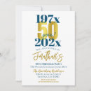 Search for royal blue 50th birthday invitations Fiftieth
