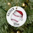 Search for baseball christmas tree decorations Sports