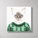 Search for funny christmas art Kitten