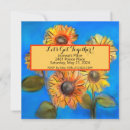 Search for gathering square invitations Sunflower