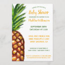 Search for hawaii baby shower invitations Pineapple
