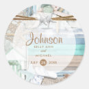 Search for tropical seals wedding stickers Nautical