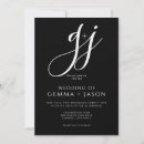Search for initials wedding invitations Calligraphy