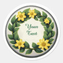 Search for yellow flowers stickers Decorative