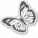 Search for black and white butterfly stickers Simple