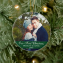 Search for just engaged christmas tree decorations Newlywed