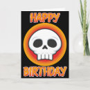 Search for horror birthday cards Skeleton