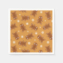 Search for gingerbread man napkins Winter