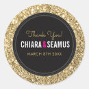 Search for gold sparkle wedding stickers Couple