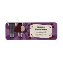 Search for plaid wedding return address labels Tartan