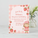 Search for pink strawberry invitations Picnic