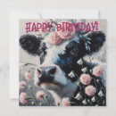 Search for cow birthday cards Holstein
