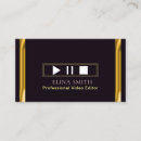 Search for video editor business cards Production