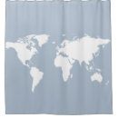 Search for world map shower curtains Continents
